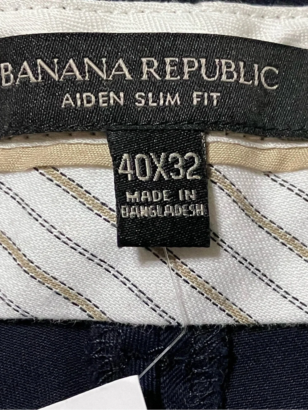Banana Republic Aiden Rapid Movement Chino in Navy